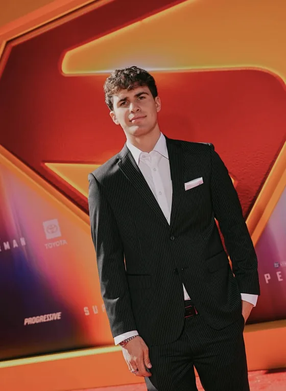 Adam Milardovic at the Superman movie LA premiere